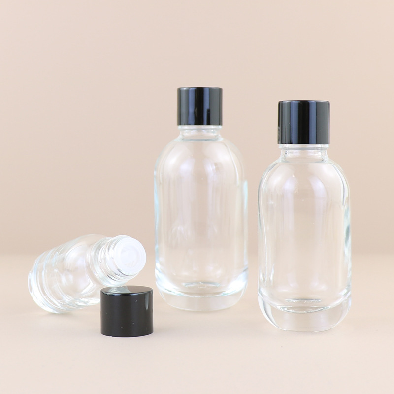 厚い底の新型エッセンシャルオイルの瓶の10mlの30mlの50nl化粧品は空の瓶を分けて配合します。|undefined