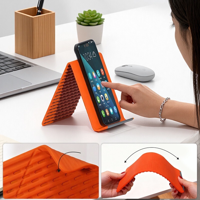 Silicone lazy stand, flexible and foldable, universal for mobile phones, tablets, and laptops, portable travel support stand, anti-shake for live streaming Silicone lazy stand, flexible and foldable, universal for mobile phones, tablets, and laptops, portable travel support stand, anti-shake for live streaming