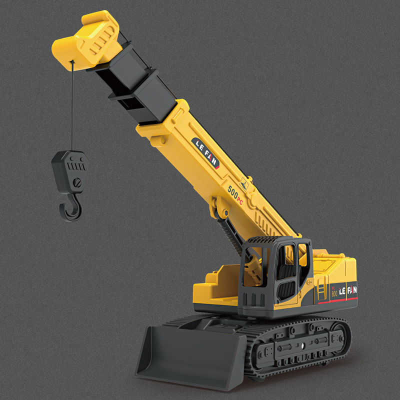 Simulation Large Inertial Engineering Vehicle Crane Hook Can Lift Heavy-Duty Crane Model Kidsren's Toy Car Boy Simulation Large Inertial Engineering Vehicle Crane Hook Can Lift Heavy-Duty Crane Model Kidsren's Toy Car Boy