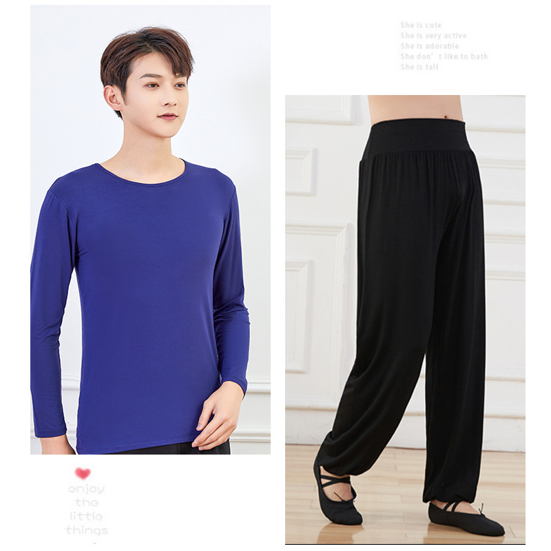 Men's Xizang Blue Crewneck (Long Sleeve) + Harlan Pants