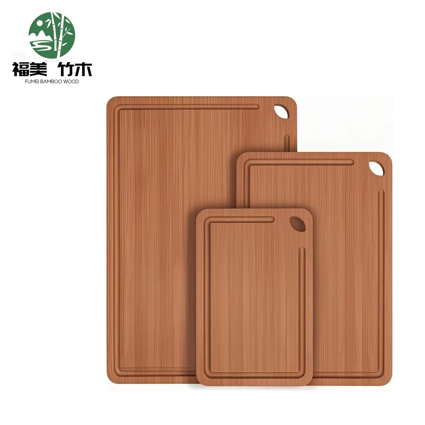 Трансграничная карбонизированная бамбуковая разделочная доска, цельная бамбуковая разделочная доска, набор бамбуковых разделочных досок, двусторонняя разделочная доска для приготовленной пищи Amazon