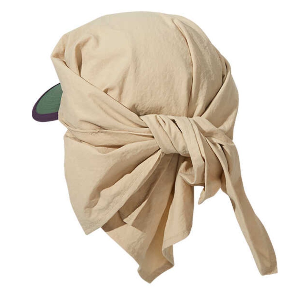 Summer Power Protection, Sunscreen, Sunshade Hat, Unique Design, Colored Tie Headband, Embroidered Street Skateboarding,_voghion.com