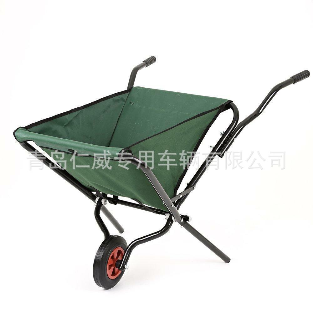 折叠园林布兜车  落叶手推车  园林垃圾车 折叠手推车 折叠布斗车