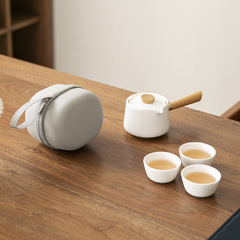 軽くて豪華な携帯用陶磁器の旅行の工夫の茶器の速い客の杯のお茶の分離の屋外はお茶の祝日のお土産を飲みます。