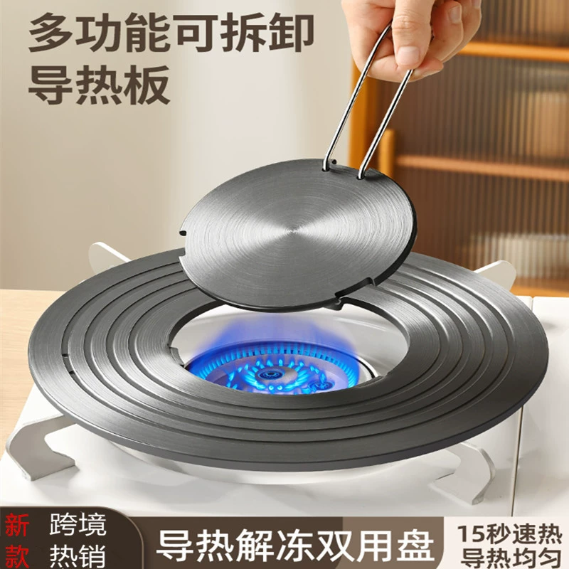 Новая теплопроводная тарелка Съемная размораживаемая тарелка газовая плита газовая плита