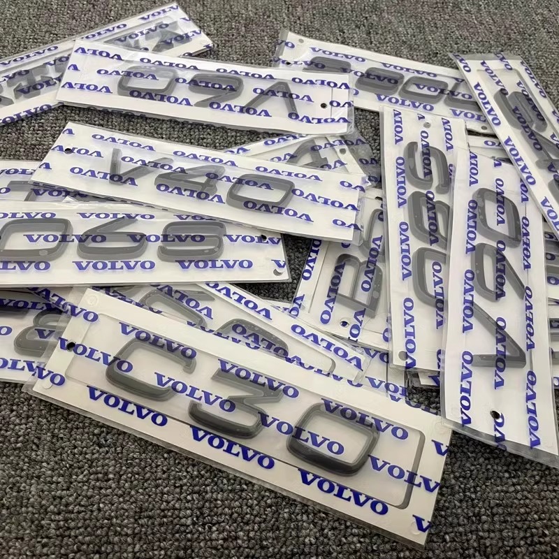 Suitable for Volvo Volvo Tail Logo Xc90Xc60S60S8090 Car Logo T3T4T5T6T8Awd Letter Logo