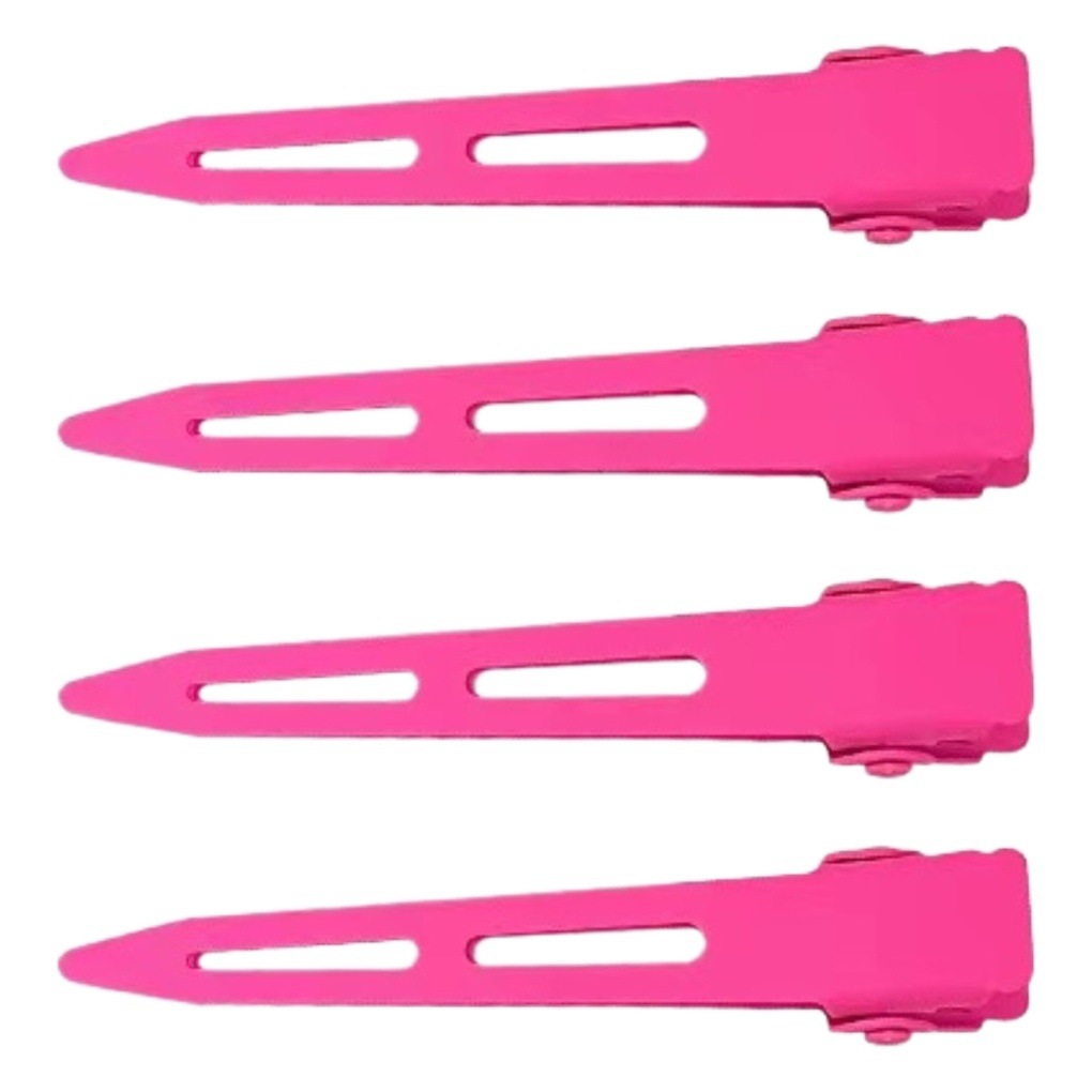 5.5CM candy color seamless hair clip ladies hair clip girl diy cute clip geometric metal hair clip tip clip