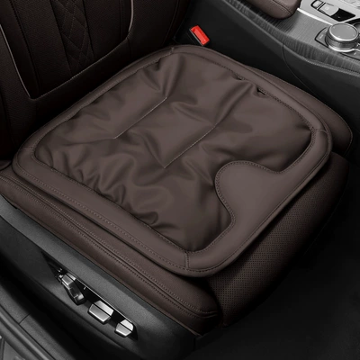 leather winter single-piece Mercedes-Benz BMW – Seat cushion, seat cover - mocha-brown-single-front-seat-cushion-mercedes-benz-car-logo