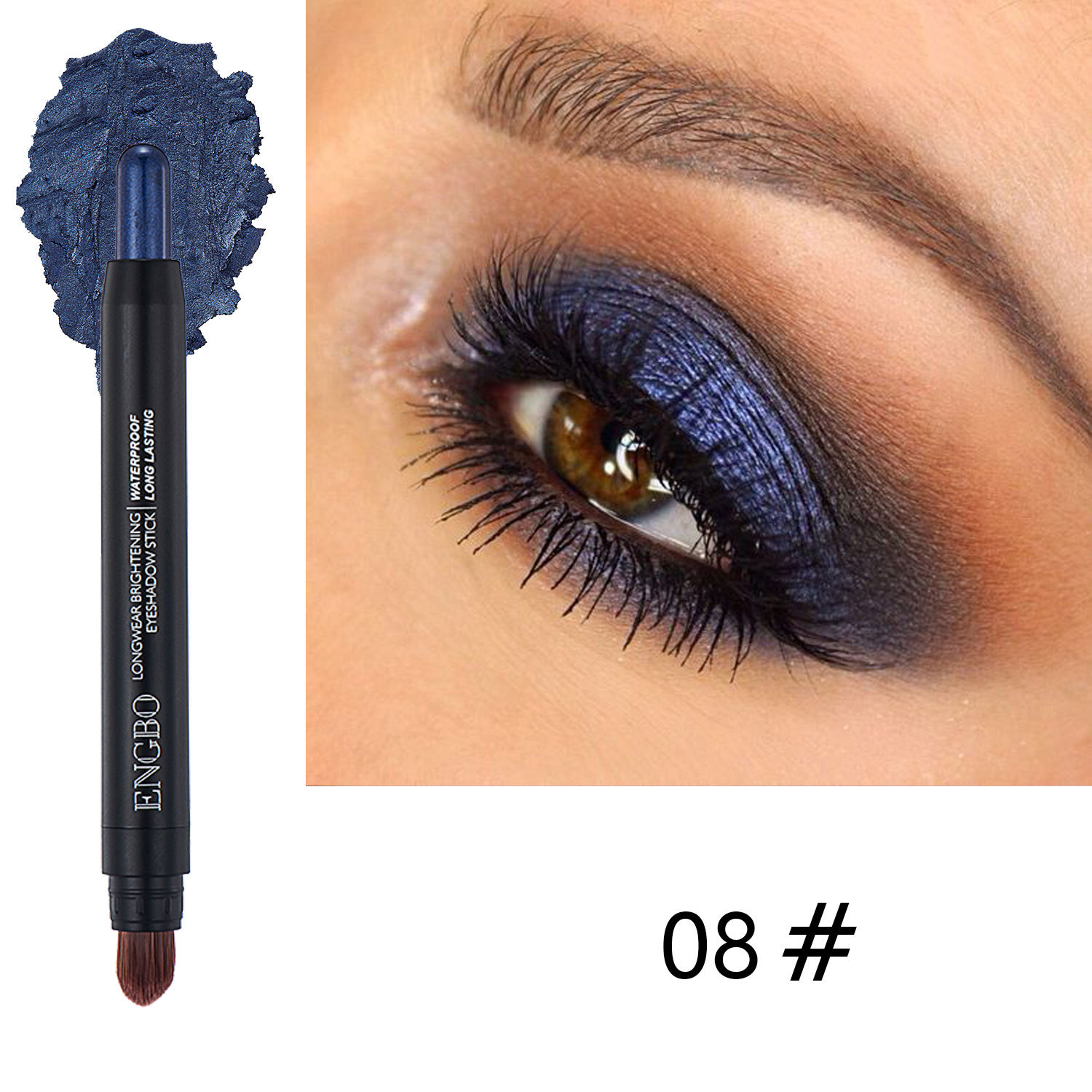 ENGBO Foreign Trade Double-tipped eyeshadow Pen Amazon Best-selling Eyeshadow Pen Set Long-lasting pearlescent Cross-border Eyeshadow undefined