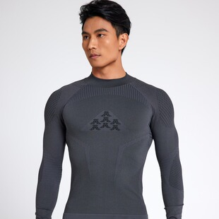 New Men's Mid-collar Sports Thermal Underwear Outdoor Skiing Running Cycling Function Long Sleeve suit