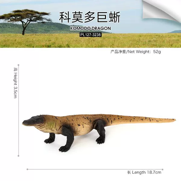 127-3238 Komodo dragon