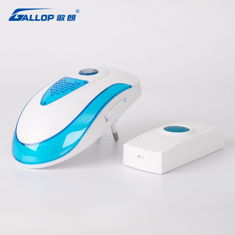 厂家直销无线门铃电池款插电门铃智能无线电子AC门铃家用感应门铃