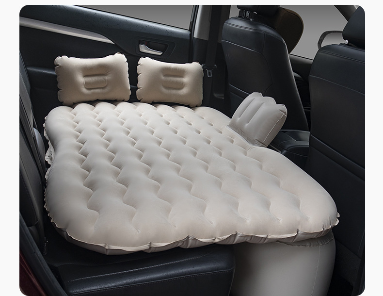 Factory cross-border car inflatable bed car rear row car inflatable mattress home wave pattern car inflatable bed