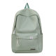 High-value backpack durable solid color schoolbag junior high school girls college students simple backpack high school students niche girls