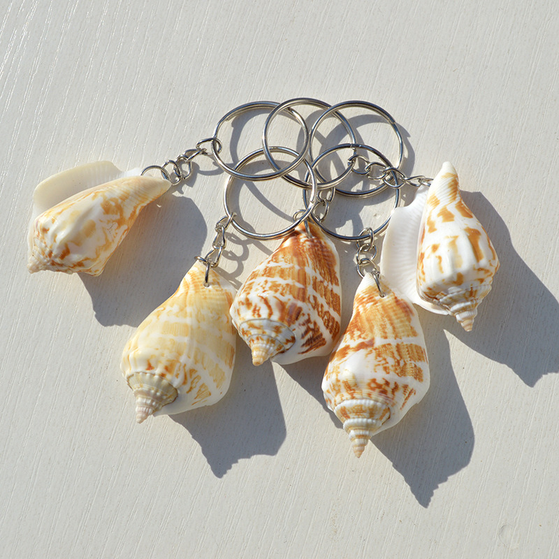 흰색 입 나사 열쇠 고리