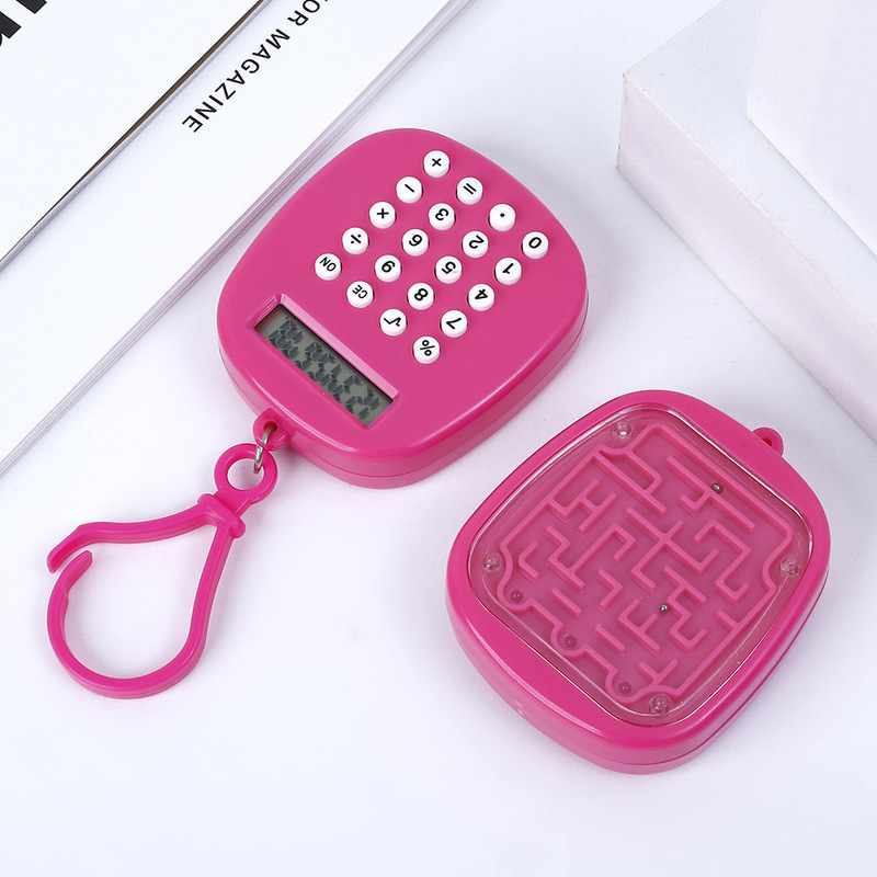 Cross-Border Maze Toy Calculator Student Exam High-Looking Cute Portable Keychain Office Computer Wholesale