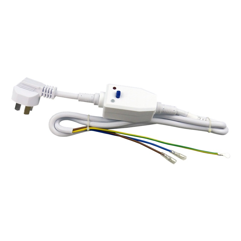 Venta al por mayor de alta calidad calentador de agua eléctrico de protección de fuga cable de alimentación andhui fibra de vidrio de protección de fuga enchufe Universal