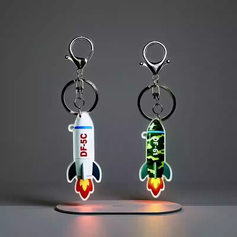 Prosperidad y prosperidad-Dongfeng 5C bolsas acrílicas colgantes conmemorativos alcance de golpe cubre el mundo de alto valor de alta calidad