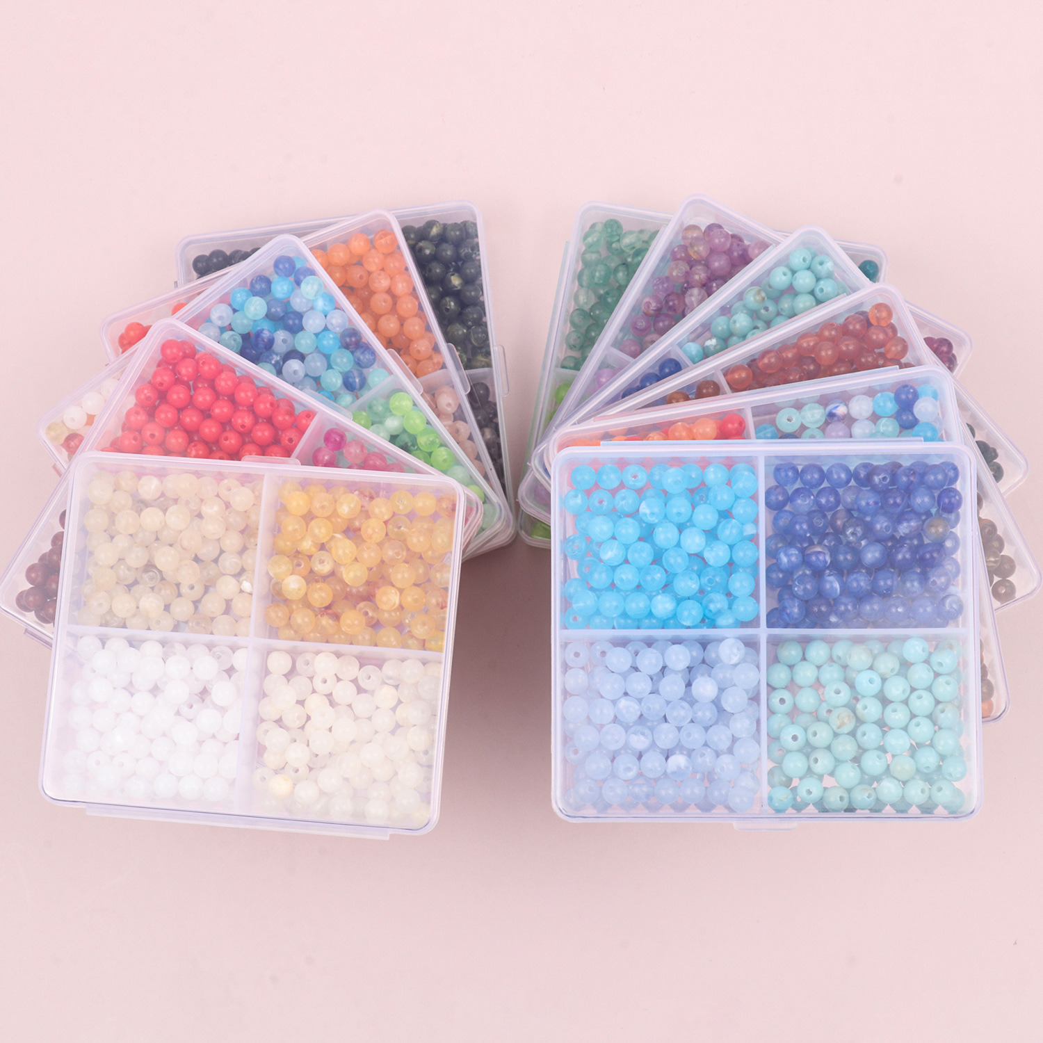 mixed acrylic children's beads