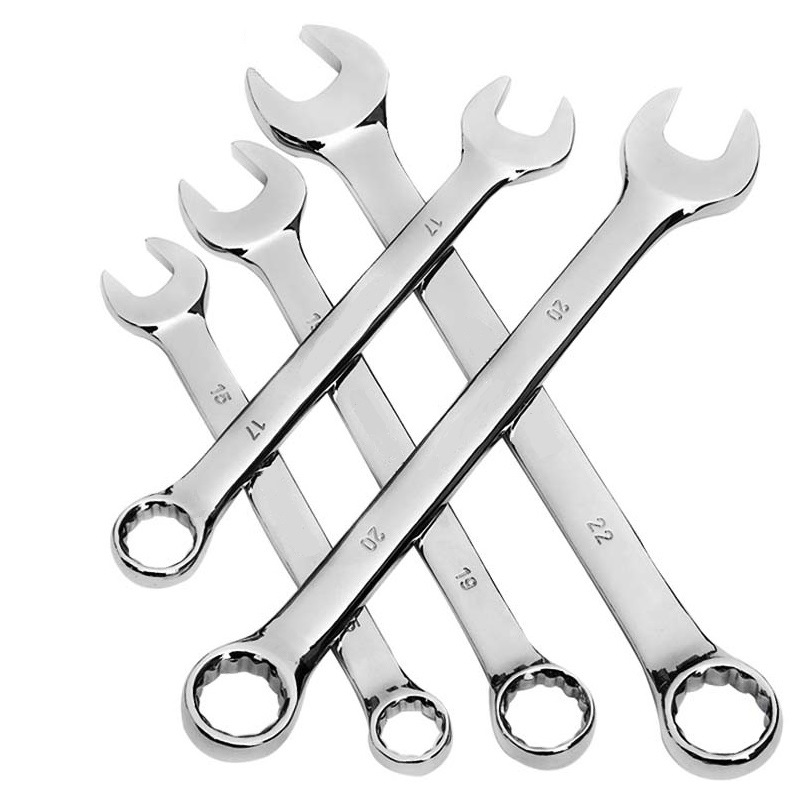 Flor de ciruelo abierta herramienta de llave de doble propósito traje de doble cabeza colgante tablero combinación llave de hardware herramienta de hardware de reparación de automóviles