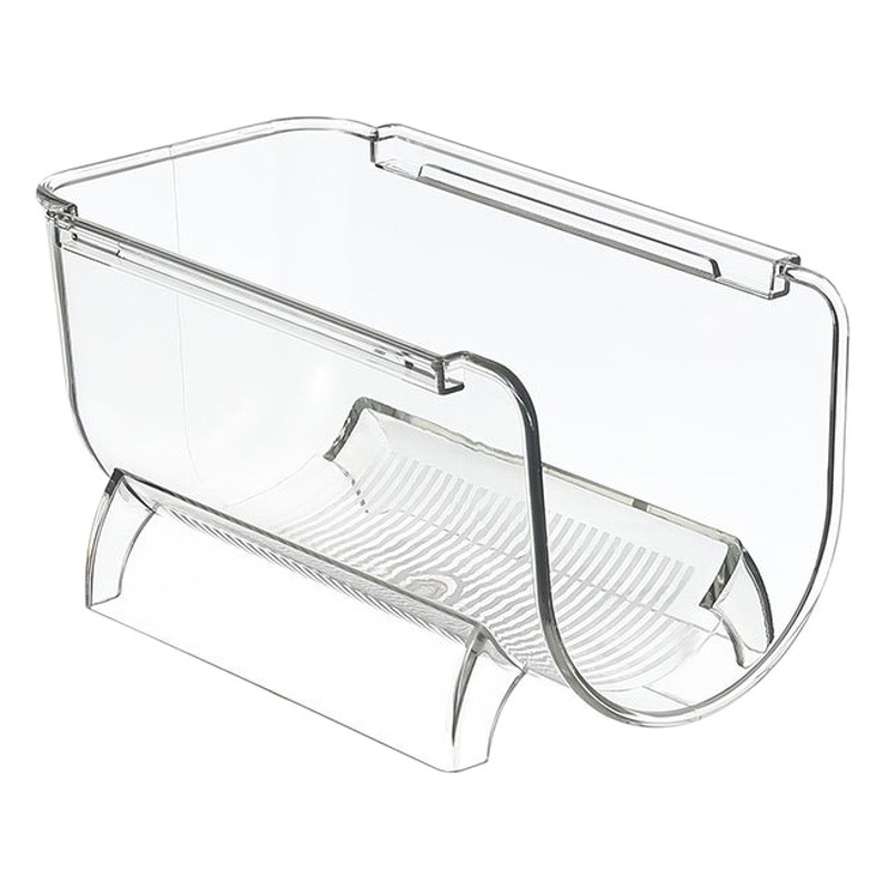 Red Wine Rack Refrigerator Storage Plastic Storage Rack Multi-Layer Organizing Display Rack Stackable Storage Rack Thermos Cup Holder