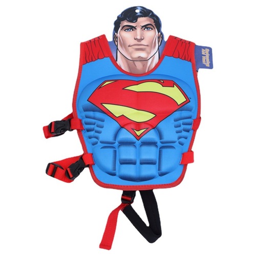 Children's Life Jacket Swim Suit Superhero Boy Swim Aid Suit Kids Swimwear Swim Training Equipment Buoyancy Vest Back Vest