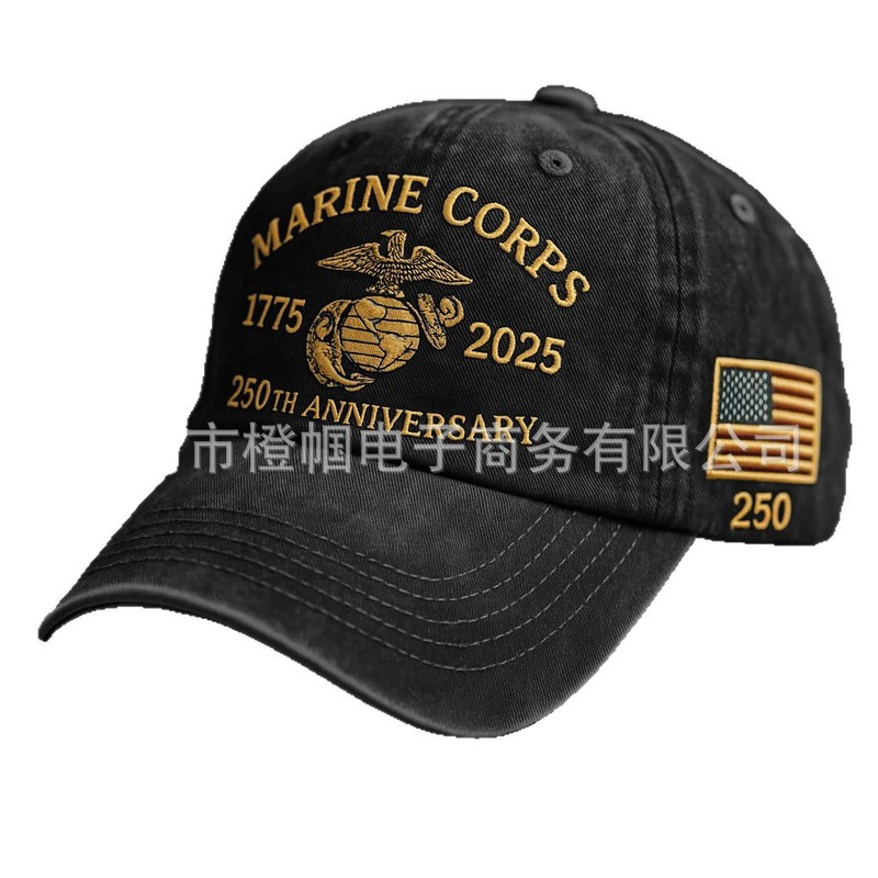 クロスボーダー USMC レトロ ウォッシュ キャップ アメリカ海兵隊 レトロ ウォッシュ キャップ|undefined