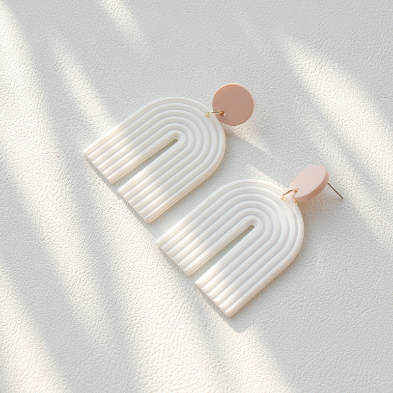 베이지 흰색 아크릴 시트