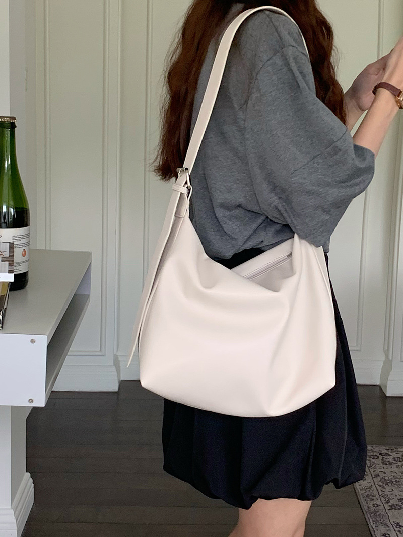 Ny uformell mote enkel sommer for kvinner, stor kapasitet crossbody-veske, kontorpendlerveske_voghion.com