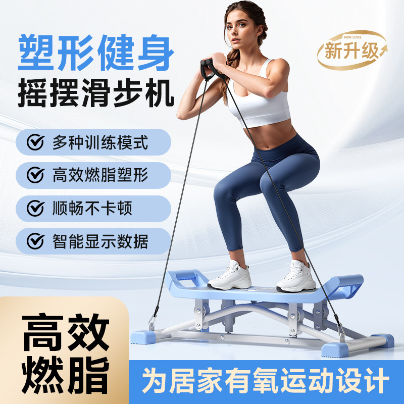 New Swing Sliding Machine Pelvic Floor Muscle Training Slimming Leg Ski Machine Home Balance Stepper Fitness Equipment Wholesale