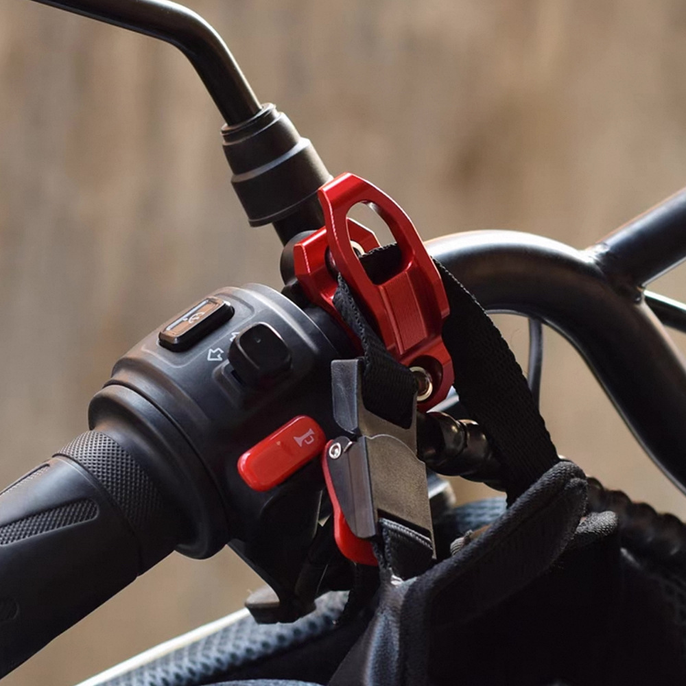 Suitable for Haojue Uhr150 Modified Aluminum Alloy Handlebar Storage Hook, Brake Pump Helmet Hook Accessories