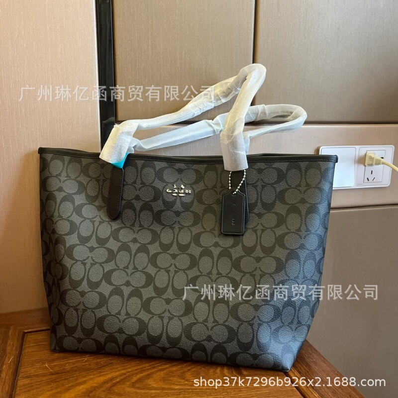 New C Brand City33 Tote Bag Classic Monogram Magnetic Buckle Shopping Bag Handbag Shoulder Bag Large Capacity Bag for Women