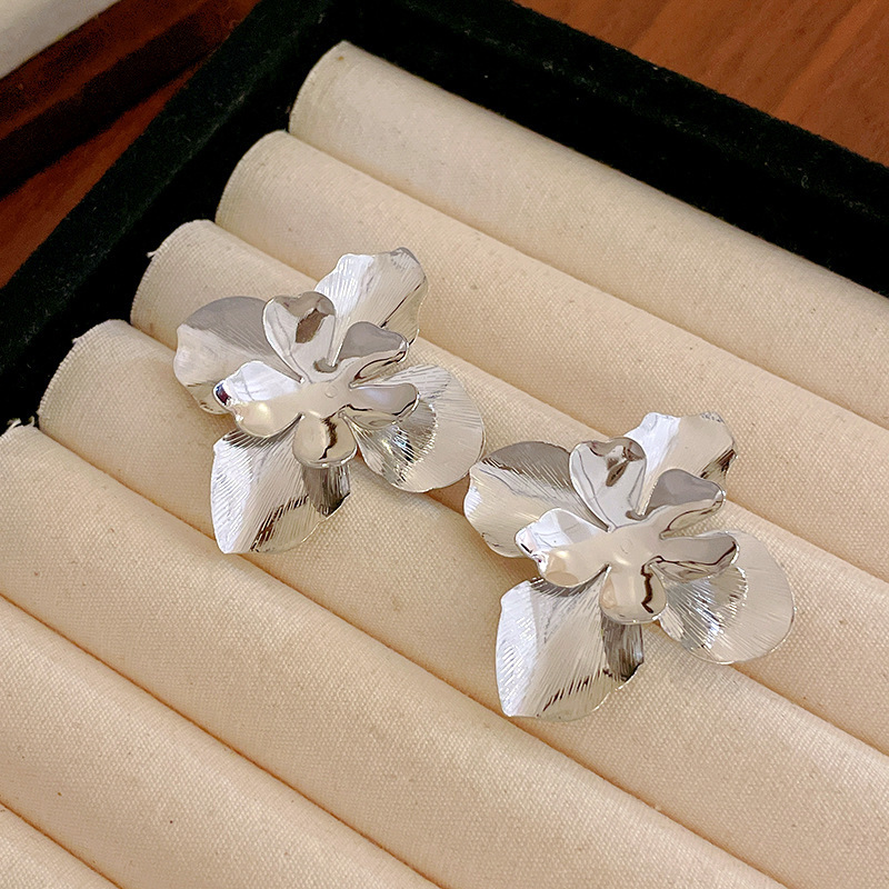 欧美银针金属方形圆形吊坠耳环夸张时尚百搭耳钉设计感小众耳饰女|undefined