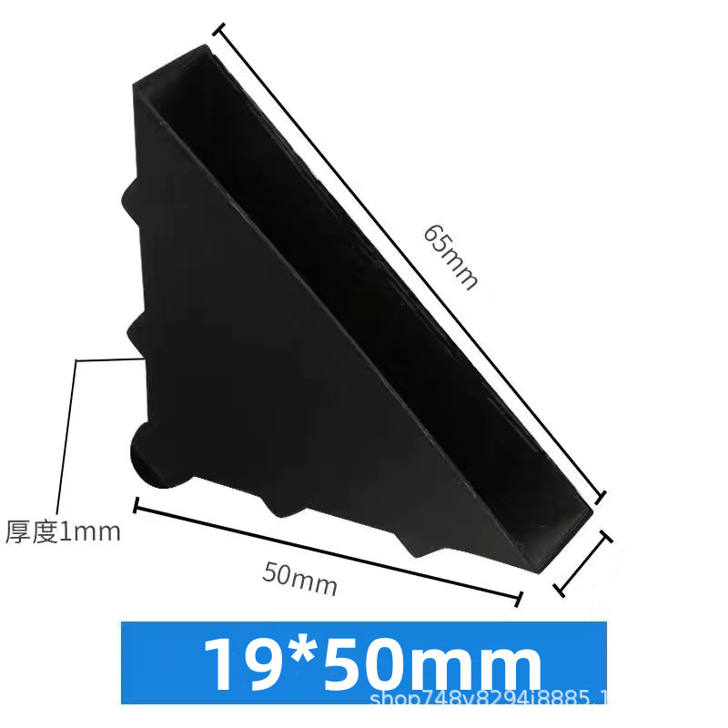 Embalaje de muebles triángulo anticolisión protección de esquina de plástico vidrio mármol protección de esquina de plástico fabricante