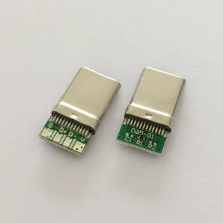 Type-C 插头 4芯 24PIN 充电数据款 typec拉伸公头连接器