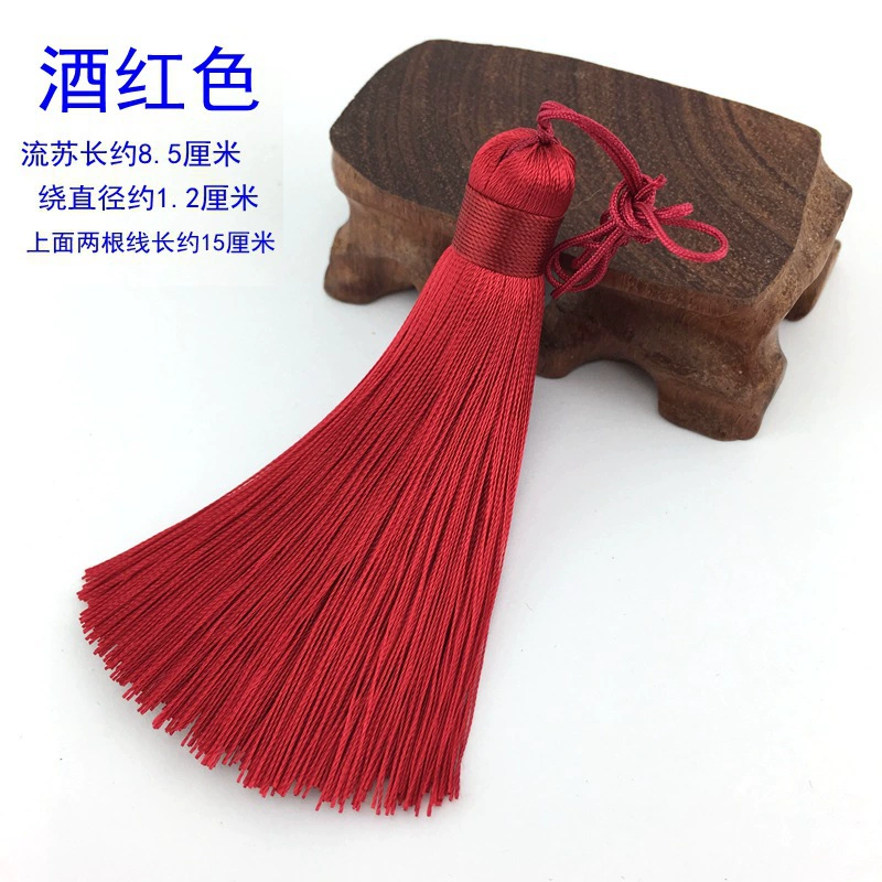 High-end silk soft pendant with tassels, (Physicals)