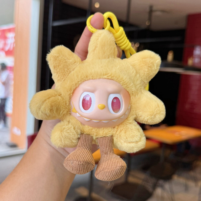 新しいクリエイティブビニールウサギマカロンぬいぐるみ人形ペンダントかわいい漫画クリエイティブキーホルダー|undefined