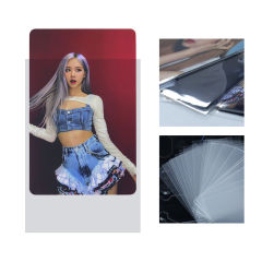 Modern minimalist two-story card film 3-inch transparent ID card case ringnote film instant camera plastic small card