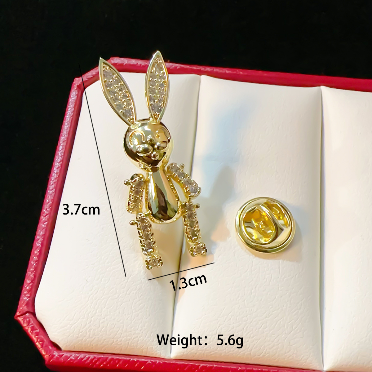 3g Weight Brooches Classification Banquet, Date Occasion Copper Material Rabbit, Swan, Snowflake Pattern Women's Gender Plating Design Sweet Style Sweet Pin Rabbit Swan Snowflake Copper Plating Women's Brooches 13