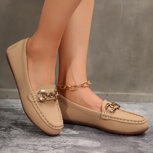 H 57486 Soft Sole Metal Loafer ��a����Ь ���R�d�羳�W��