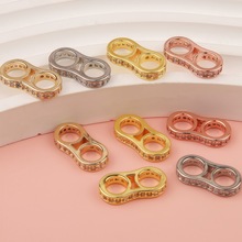 18K�~僽�߱�ɫ��ʯ�p��8�ֿ�������β��diy�ֹ����^�Ʒ���