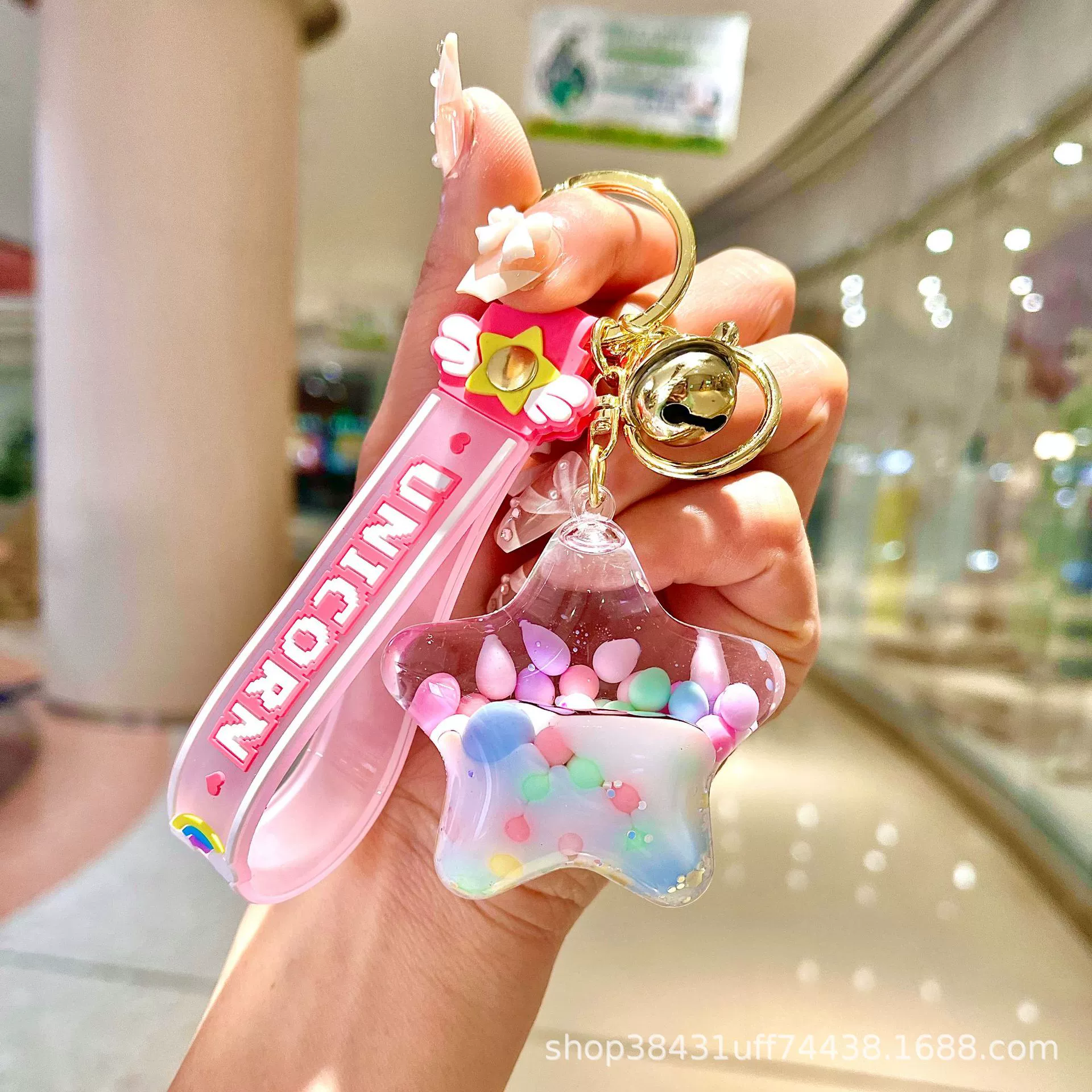 Acrylic keychain, pendant for keys