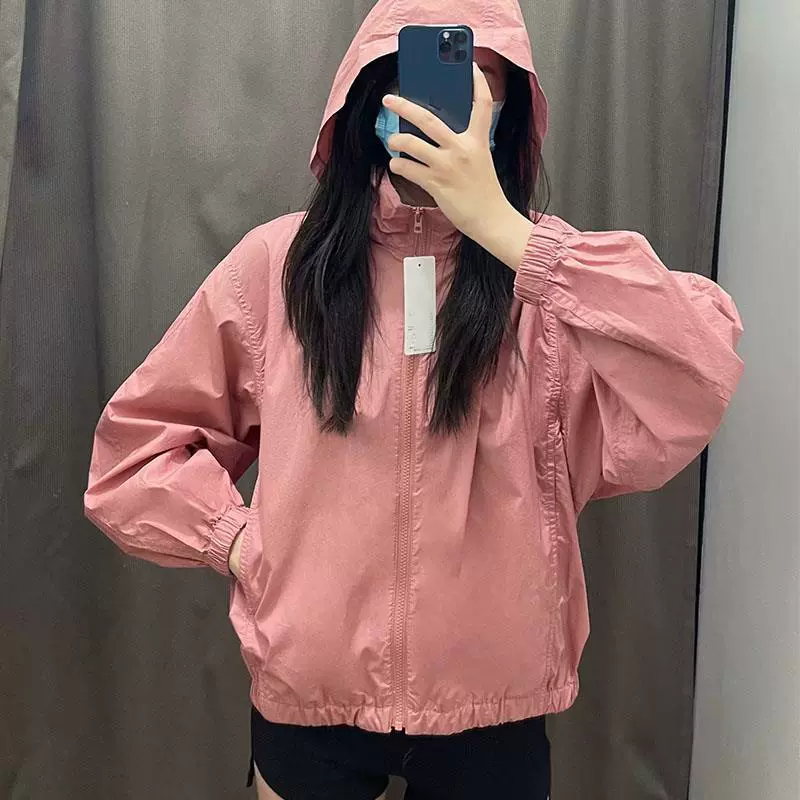 Один поколение волос 2023 летний новый длинный рукав солнцезащитный тонкий пальто (шапка может быть покрыта воротником) 462181