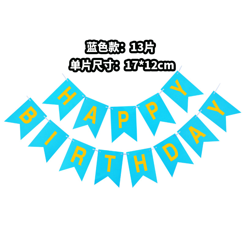 Feliz cumpleaños banner dorado cola de pescado bandera papel cumpleaños banner Fondo decoración cola de milano tirar bandera al por mayor