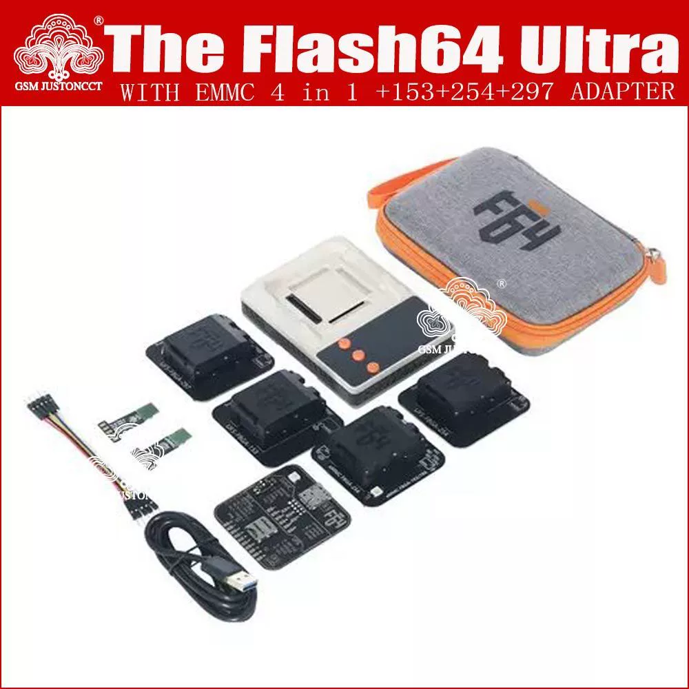 Оригинальный F64 Flash 64 Ultra полный комплект и Z3X EASY JTAG PLUS