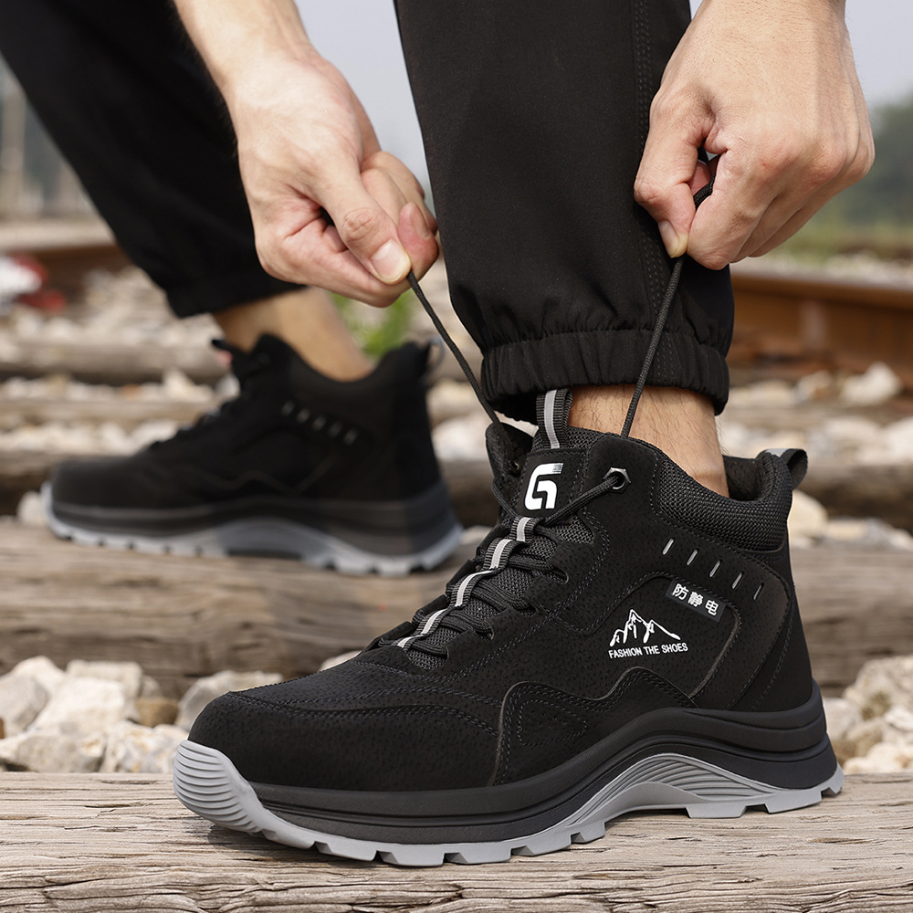 防静电石油化工安全鞋加油站电子厂无尘鞋耐磨防护鞋跨境源头工厂