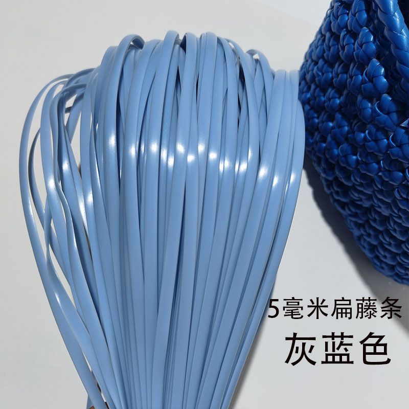 5ミリメートル平藤編み材料編みバッグ花バスケットプラスチック籐編み模造籐編みストリップ|undefined