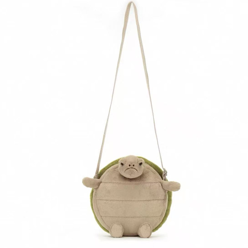 bolsa tiracolo tartaruga / Modelo completo com três padrões (siga a coleção para receber um saco de pó)