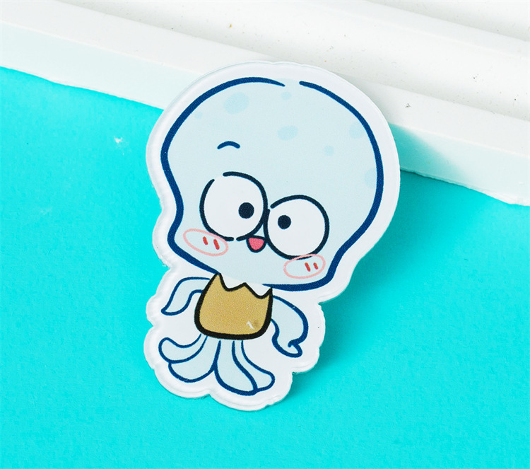 かわいい漫画スポンジ赤ちゃんアクリルブローチ装飾ストラップ学生小さなプレゼントバッジ卸売アクセサリー|undefined