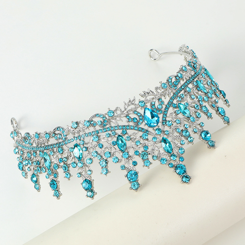 Elegant Shiny Crown Rhinestone Crown display picture 3